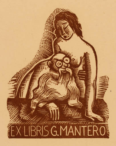 Exlibris by ? Unbekannt from Unknown for Gianni Mantero - 