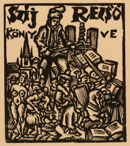 Exlibris by ? Unbekannt from Hungary for Rezsö Szij - 