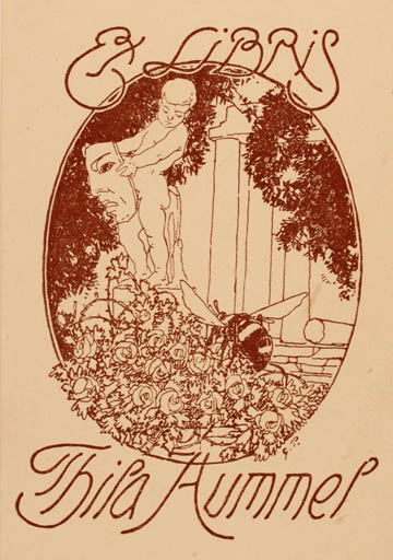 Exlibris by ? Unbekannt from Unknown for Thila Hummel - Jugend 