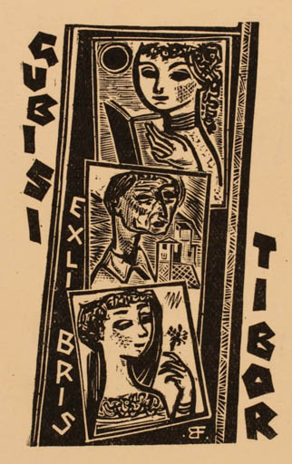 Exlibris by ? Unbekannt from Unknown for Gubisi Tibor - Portrait 